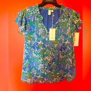 JOIE Silk Green Tops for Women